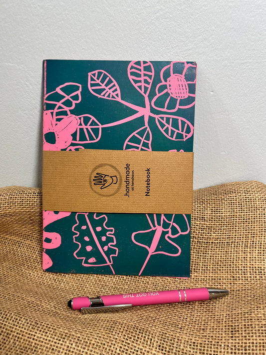 Pink and Green Notebook